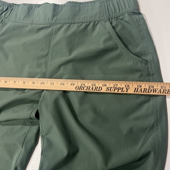 Eddie Bauer Ladies Traveler‎ Pant Medium Green High Rise Active Outdoor Trail - Picture 13 of 14